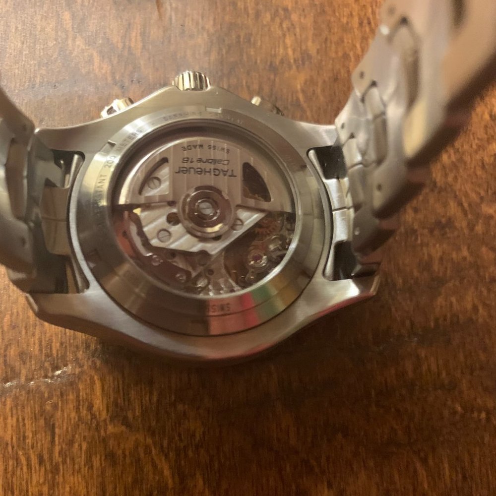 TAG HEUER LINK CJF2110 CHRONO AUTO SWISS MADE - Picture 6 of 10